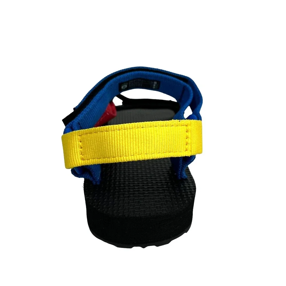 Teva Toddler Boys Girls Sport Sandal Size 8 Black-Multi Adjust‎ Straps Open Toe